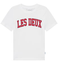 Les Deux T-shirt - Aidan - White w. Logo Les Deux T-shirt - Aidan - White w. Logo