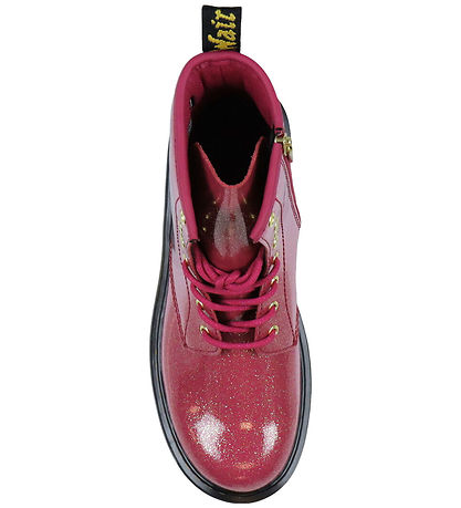 Dr. Martens Laarzen - 1460Y - Nevel Glitter - Fuchsia/Silver/Go Dr. Martens Laarzen - 1460Y - Nevel Glitter - Fuchsia/Silver/Go