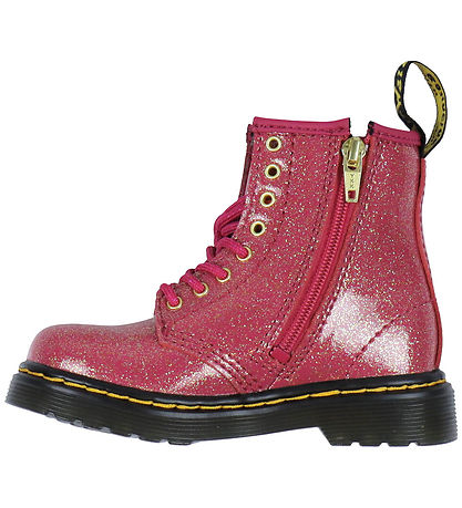 Dr. Martens Stiefel - 1460 T - Nebel Glitter - Fuchsia/Silber/G Dr. Martens Stiefel - 1460 T - Nebel Glitter - Fuchsia/Silber/G