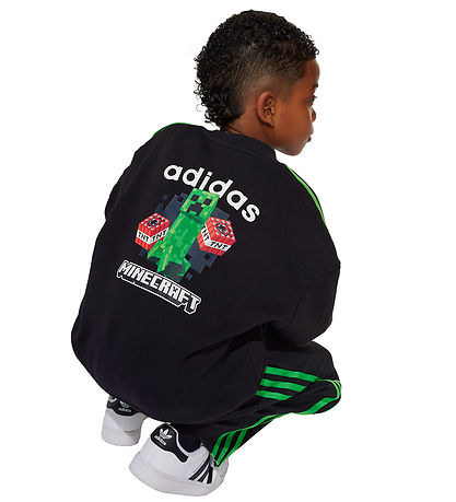 Ensemble de Jogging adidas Originals - Crew - Minecraft - Noir a Ensemble de Jogging adidas Originals - Crew - Minecraft - Noir a