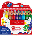 Faber-Castell Colouring Pencils - XXL Jumbo Grip + Tips - 16 pcs Faber-Castell Colouring Pencils - XXL Jumbo Grip + Tips - 16 pcs