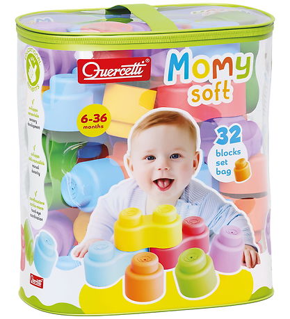 Quercetti Blocks - 32 pcs - Mommy Soft - 04143