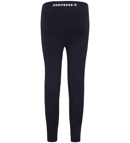 Converse Leggings - Orðamerki - Svart M. Lógó
