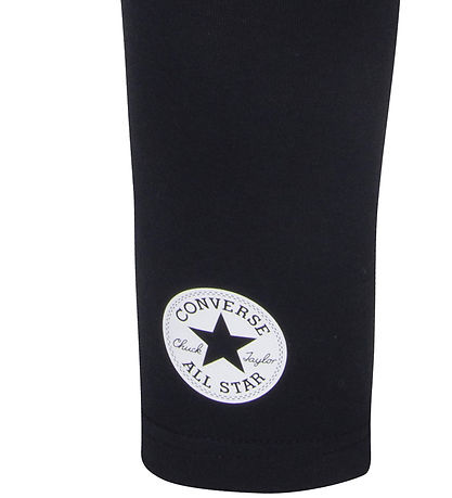 Converse Leggings - Orðamerki - Svart M. Lógó