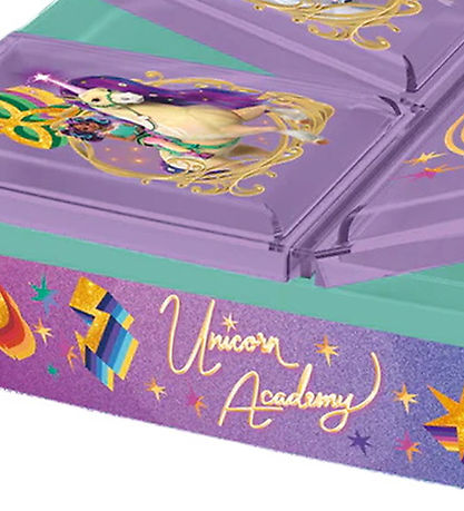 Unicorn Academy Lunchbox - 3 Rum - Mint/Purple Unicorn Academy Lunchbox - 3 Rum - Mint/Purple