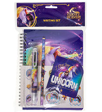 Unicorn Academy Pencil Set w. Multicolour Ballpoint Pen Unicorn Academy Pencil Set w. Multicolour Ballpoint Pen