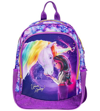Sac à Dos Unicorn Academy - Medium+ - 10 L - Violet/Glitter