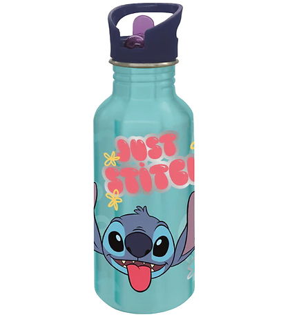 Disney Stitch Vattenflaska - Aluminium - 545 ml - Blå