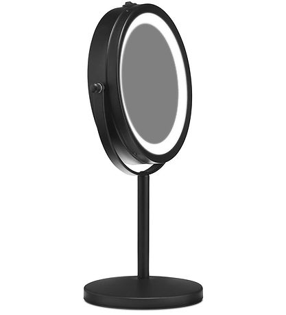 Miroir de table Gillian Jones - Tour - LED/Loupe - Tapis Noir Miroir de table Gillian Jones - Tour - LED/Loupe - Tapis Noir