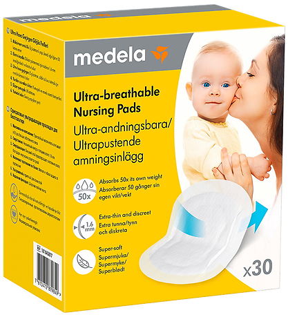 Medela Nursing Pads - 30 pcs - Ultra Breathable