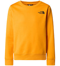 The North Face Sweatshirt - Reg Crew - Summit Gold w. Print The North Face Sweatshirt - Reg Crew - Summit Gold w. Print