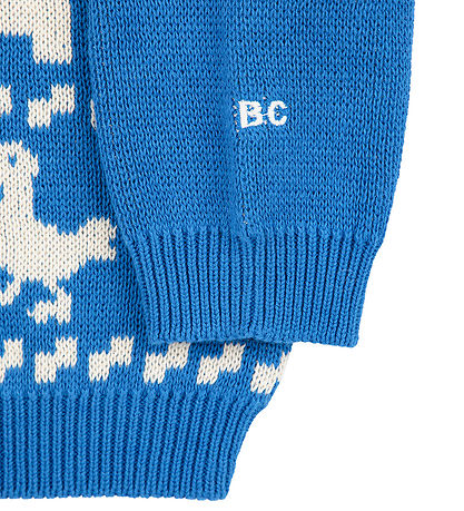 Bobo Choses Blouse - Knitted - Farm Jaquard - Blue
