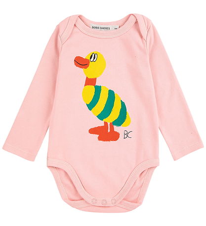 Bobo Choses Body l/ä - Avskalad anka - Light Pink