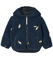 Liewood Fleece Jacket - Mara - Rocket/Classic Navy/Embroidery