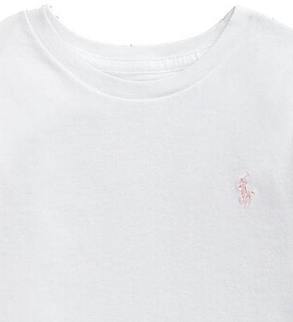 Polo Ralph Lauren Blouse - White w. Pink