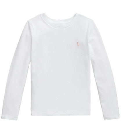Polo Ralph Lauren Blouse - White w. Pink