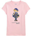 Polo Ralph Lauren T-shirt - Hint of Pink w. Soft Toy Polo Ralph Lauren T-shirt - Hint of Pink w. Soft Toy