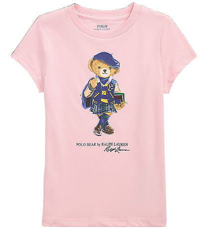 T-Shirt Polo Ralph Lauren - Indice de Rose av. Peluche