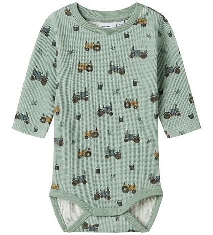 Body m/l Name It - Tissu Gaufré - NbmLactor - Jadéite av. Imprim Body m/l Name It - Tissu Gaufré - NbmLactor - Jadéite av. Imprim