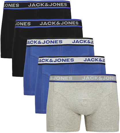 Jack & Jones Boxers - 5-Pack - JacChristian - Black/Light Gr Jack & Jones Boxers - 5-Pack - JacChristian - Black/Light Gr