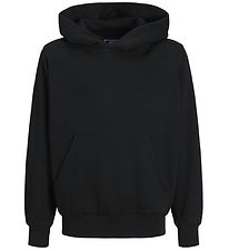 Jack & Jones Hoodie - JjEurban - Black Jack & Jones Hoodie - JjEurban - Black