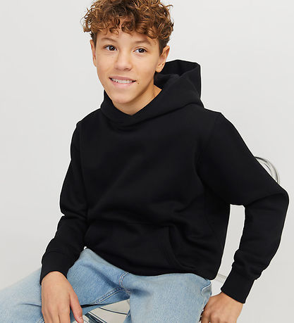 Jack & Jones Hoodie - JjEurban - Black