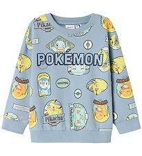 Sweat-shirt Name It - NmmJazy - Pokémon - Dusty Blue Sweat-shirt Name It - NmmJazy - Pokémon - Dusty Blue