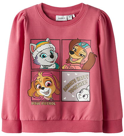Name It Sweatshirt - NmfJosse - Paw Patrol - Rapture Rose Name It Sweatshirt - NmfJosse - Paw Patrol - Rapture Rose