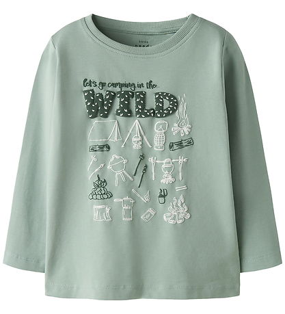 Name It Blouse - NmmVux - Jadeite/Wild