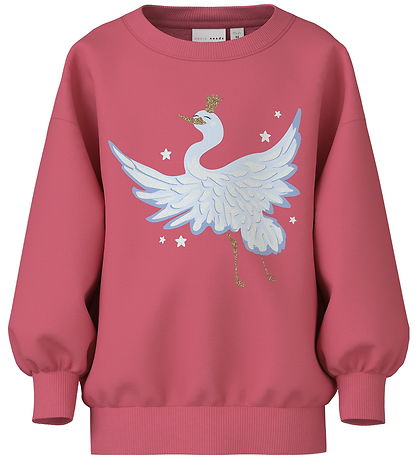 Name It Sweatshirt - NmfValona - Rapture Rose/Kranich