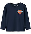 Name It Blouse - NmmKnoxo - Navy Blazer w. Print
