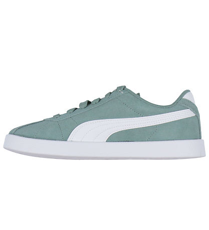Puma Shoes - Club II Jr - Green Moon/Puma White