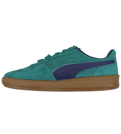 Puma Shoes - Palermo JR - Wild Green/Persian Blue