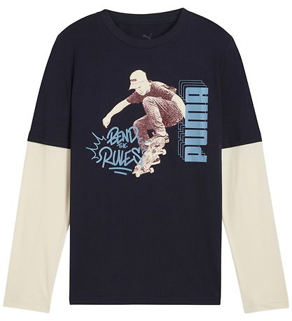 Puma Blouse - MID90s - New Navy w. Skater