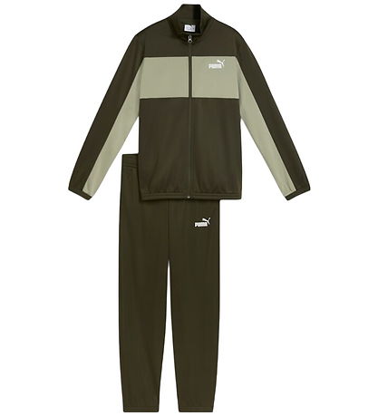 Puma Tracksuit - Poly Colorblock - Dark Olive Puma Tracksuit - Poly Colorblock - Dark Olive