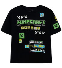 Name It T-Shirt - NkmJeffy - Minecraft - Schwarz Name It T-Shirt - NkmJeffy - Minecraft - Schwarz
