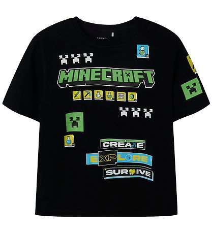 Name It T-shirt - NkmJeffy - Minecraft - Black Name It T-shirt - NkmJeffy - Minecraft - Black