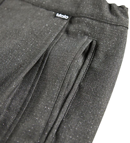 Molo Trousers - Alvina - Grey Silver Check