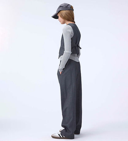 Molo Trousers - Alvina - Grey Silver Check