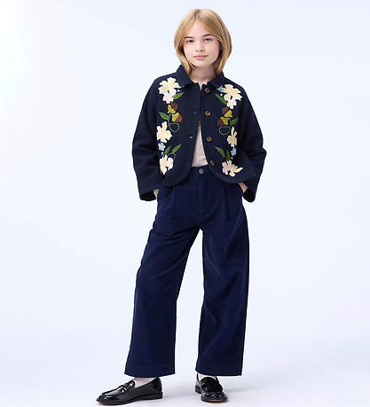 Molo Corduroy Trousers - Alaine - Galaxy Blue