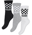 Vans Sokken - 3-pack - Classic+ - Zwart/Wit/Grijs Gevlekt Vans Sokken - 3-pack - Classic+ - Zwart/Wit/Grijs Gevlekt