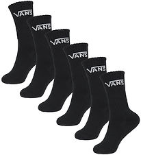 Vans Socken - 6er-Pack - Schwarz Vans Socken - 6er-Pack - Schwarz