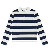 Grunt Polo shirt - GrAnte - Navy/White Striped Grunt Polo shirt - GrAnte - Navy/White Striped