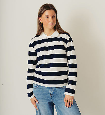 Polo Grunt - GrAnte - Marine/Blanc à Rayures