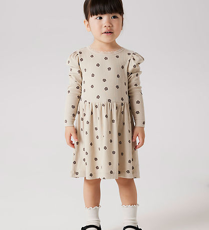 Name It Kleid - Rib - NmfLaikabna - Peyote m. Blumen Name It Kleid - Rib - NmfLaikabna - Peyote m. Blumen