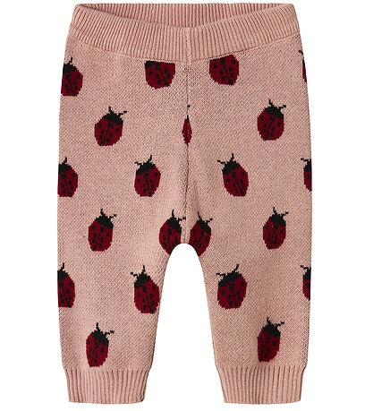 Lil' Atelier Trousers - Knitted - NbfLulio - Misty Rose