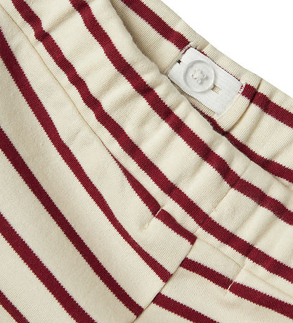 Lil'Atelier Trousers - Trousers - NmfLimia - Turtledove/Red Dahl