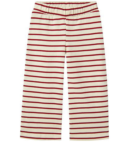 Lil'Atelier Trousers - Trousers - NmfLimia - Turtledove/Red Dahl