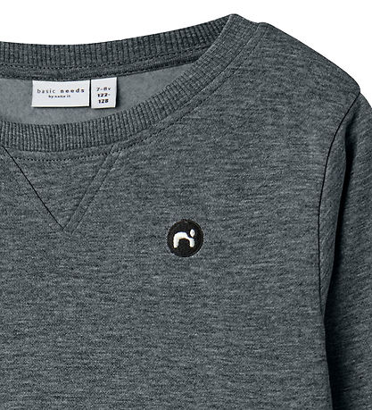 Name It Sweatshirt - Noos - NkmVimo - Dark Grey Melange Name It Sweatshirt - Noos - NkmVimo - Dark Grey Melange