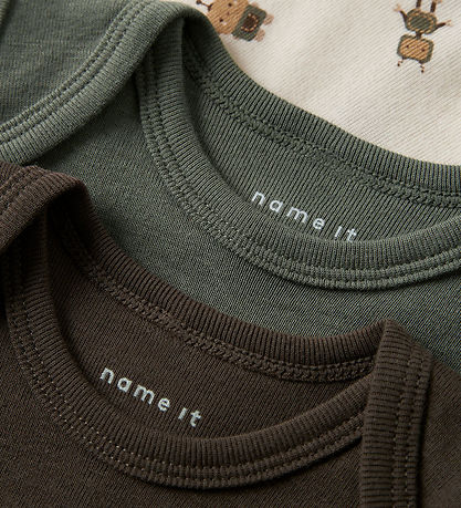 Name It Bodys - l/ä - 3er-Pack - Nein - NbmBody - Jet Stream/W/T